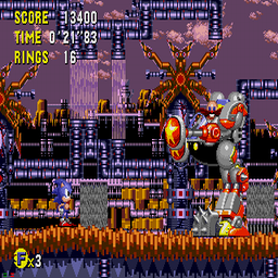 Sonic CD for segacd screenshot